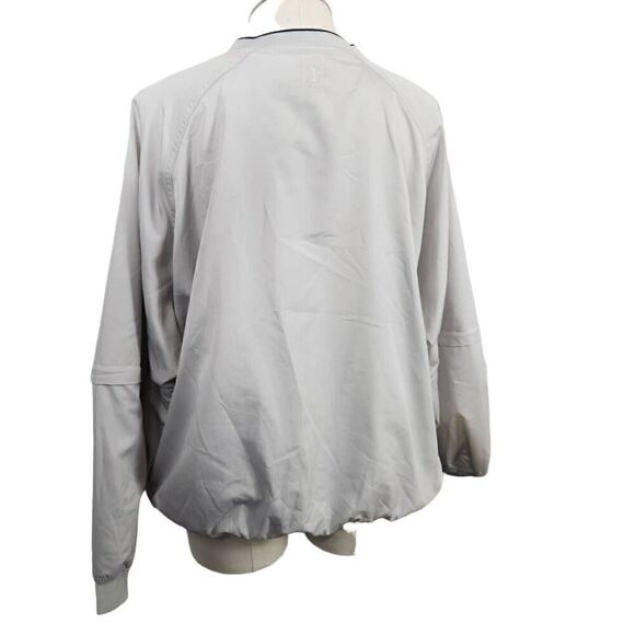 PGA Tour v neck pullover pockets zip off sleeves light grey XXL - Picture 3 of 7